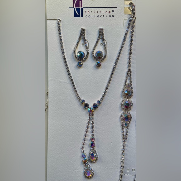 Christina Collection Iridescent Jewelry Set - Picture 1 of 5